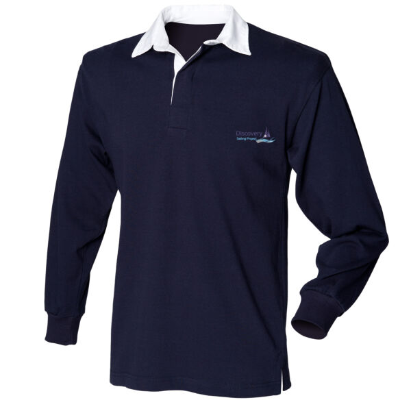 FR109 Kids long sleeve plain rugby shirt Thumbnail